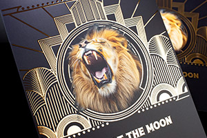 盛り上げ箔加工